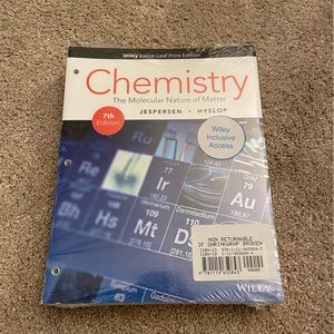 Wiley General Chemistry Textbook NEW